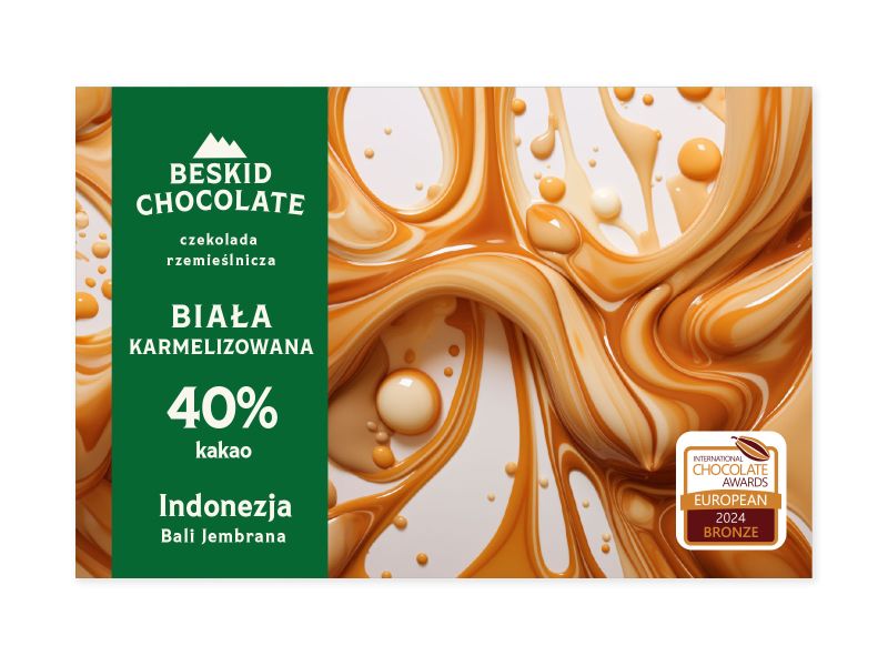 Indonezja Bali Jembrana Blonde 40% – karmelizowana czekolada biała, delikatna i słodka