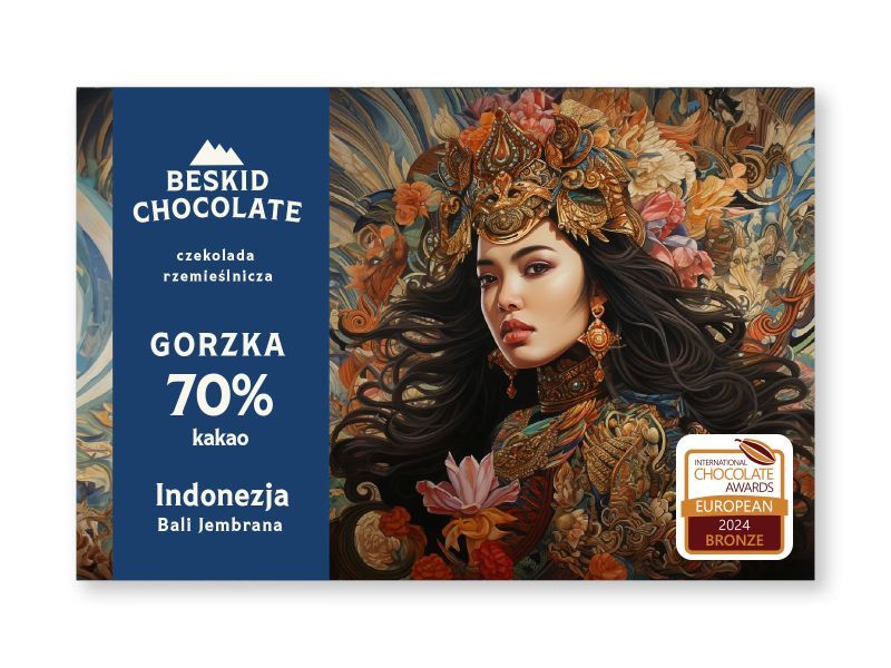 Czekolada Indonezja Bali Jembrana 70% – wyrazista, z nutami kwiatowymi i owocowymi