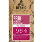 Czekolada Peru Satipo BIO z liśćmi stewii 98% ciemna bez cukru