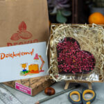 Zestaw prezentowy DZIEŃ NAUCZYCIELA serce z czekolady