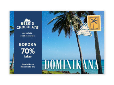 Czekolada gorzka Dominikana Hispaniola BIO 70%