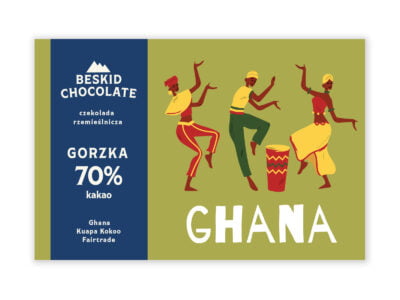 Gorzka czekolada Ghana Kuapa Kokoo 70%