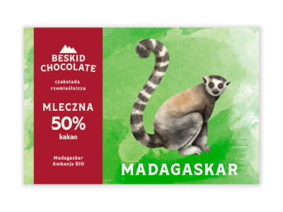 Czekolada mleczna Madagaskar Ambanja Superior BIO 50%