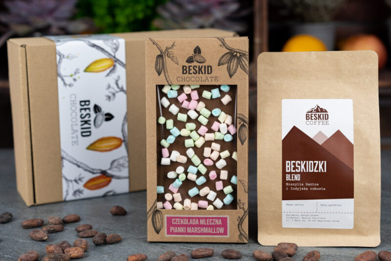 Zestaw prezentowy Beskidzki blend z czekoladą