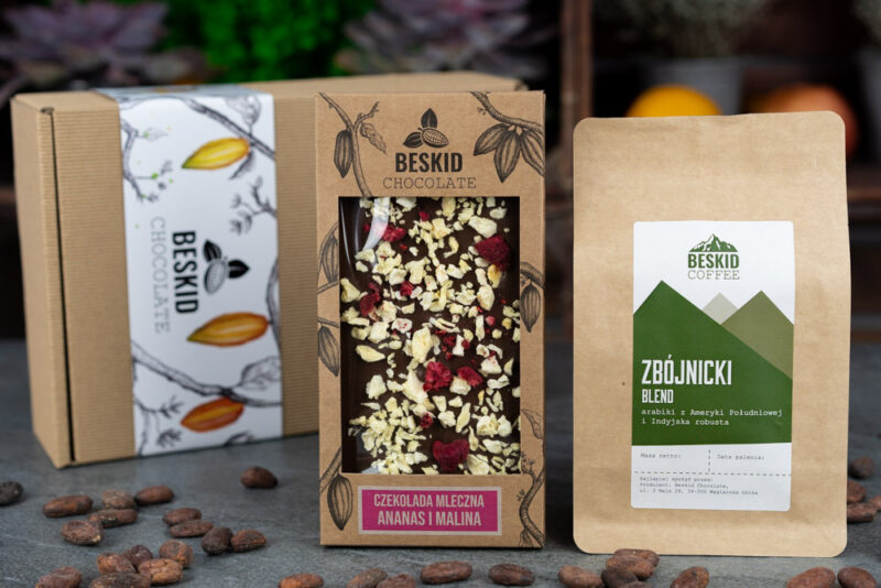 Zestaw prezentowy Beskidzki blend z czekoladą