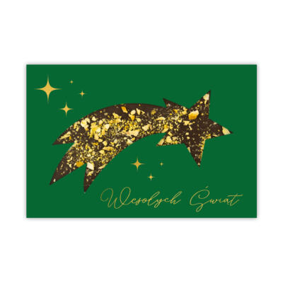 Świąteczna czekolada mleczna z pomarańczą