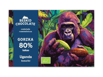 Czekolada gorzka Uganda Semuliki BIO 80%
