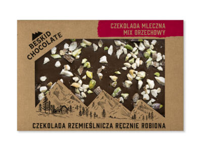 Czekolada mleczna z miksem orzechów
