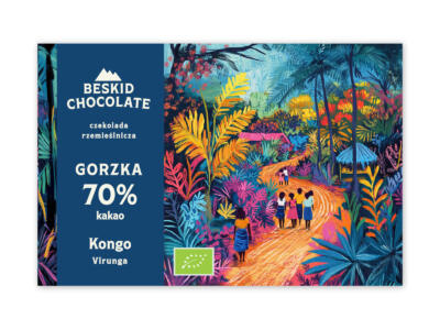Czekolada gorzka Kongo Virunga 70%