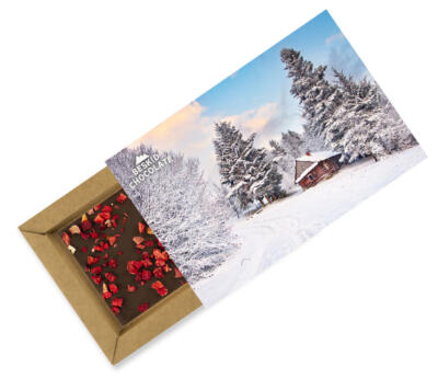 Czekolada Beskidzka - mleczna z truskawkami