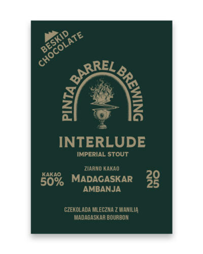 Czekolada Interlude Madagaskar Ambanja 50% darkmilk z wanilią