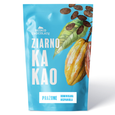 Dominikana Hispaniola - prażone ziarna kakaowca 200g