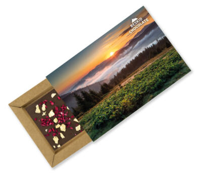 Czekolada Beskidzka lato - mleczna z ananasem i maliną