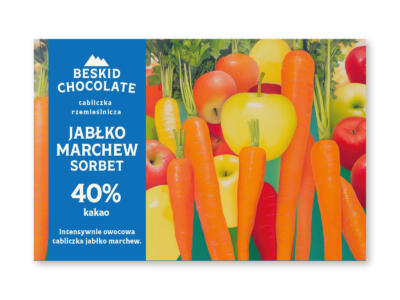 Tabliczka Jabłko Marchew sorbet 40%