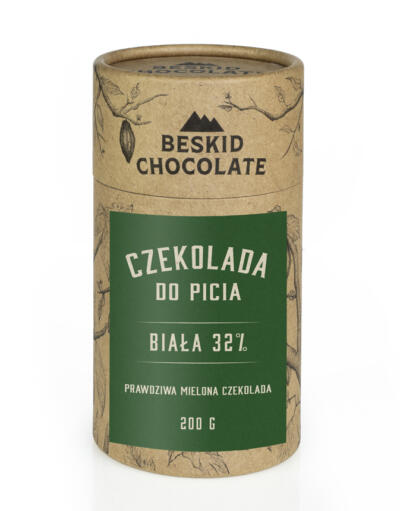 Beskid biała czekolada do picia 32% 200g tuba