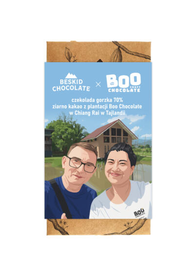 Czekolada gorzka 70% Boo Chocolate Chiang Rai Tajlandia