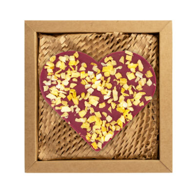 Serce malinowe z mango