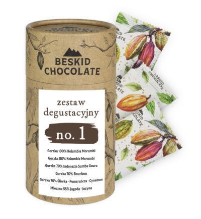 Zestaw degustacyjny czekolad no.1