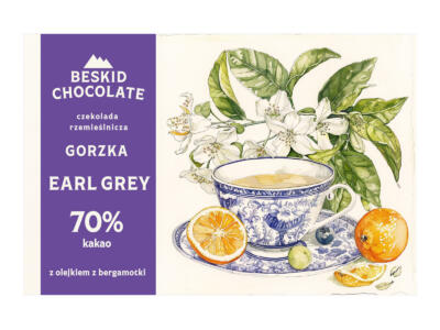 Czekolada gorzka Earl Grey 70%