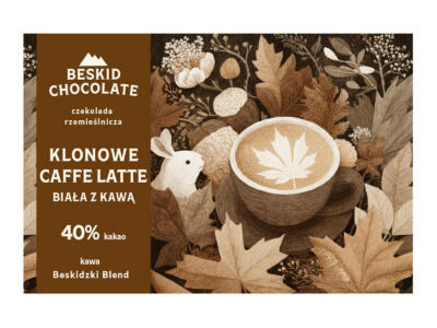 Czekolada biała z kawą Klonowe Caffe Latte