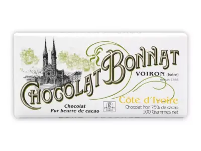 Czekolada gorzka Bonnat Côte d'Ivoire 75%