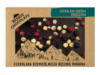 Czekolada gorzka z porzeczkami