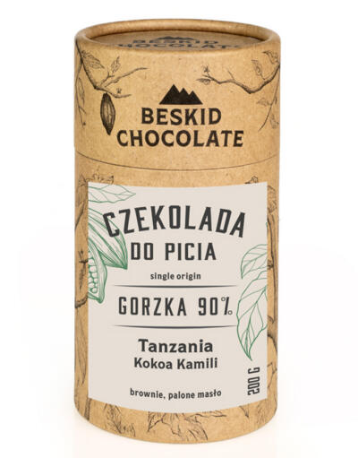 Czekolada do picia gorzka 90% Tanzania Kokoa Kamili