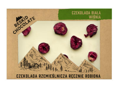 Czekolada biała z wiśniami