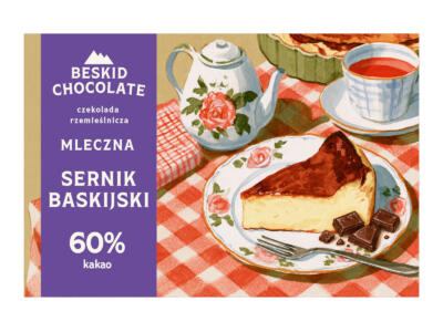Czekolada mleczna 60% Sernik Baskijski