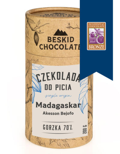 Czekolada do picia gorzka 70% Madagaskar Akesson's 200g